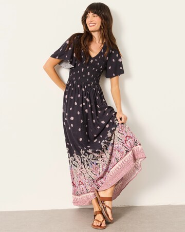 Fatface Alma Paisley Midi Dress