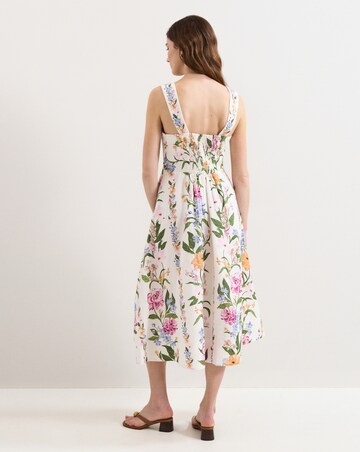 Phase Eight Lucia Linen Printed Hero Dress