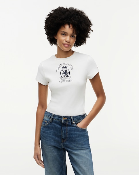 Tommy Hilfiger Garment Dye Crest Tee