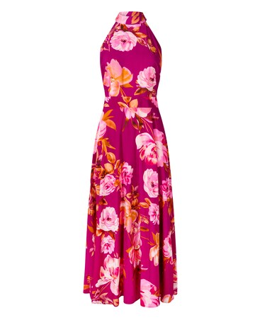 Joe Browns Lulu Floral Halter Neck Dress Petite