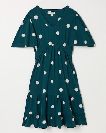 Fatface Grace Spot Jersey Mini Dress