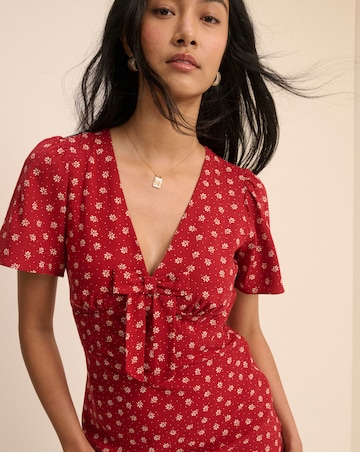 NOBODYS CHILD FAITH MIDI DRESS