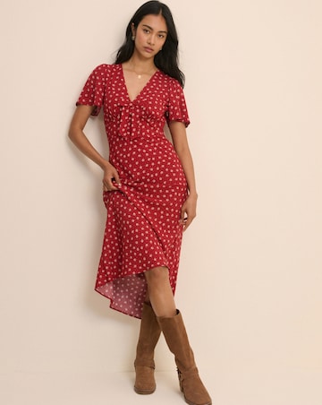 NOBODYS CHILD FAITH MIDI DRESS