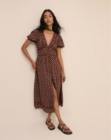 NOBODYS CHILD FRANCES MIDI DRESS