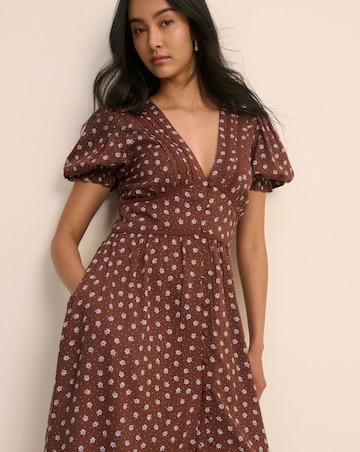 NOBODYS CHILD FRANCES MIDI DRESS