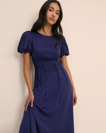NOBODYS CHILD PETITE QUINN MIDI DRESS