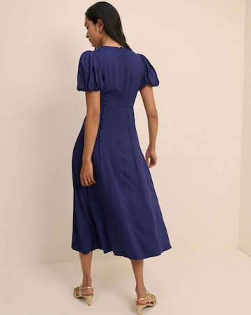 NOBODYS CHILD PETITE QUINN MIDI DRESS