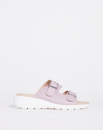 Cushion Walk Twin Buckle Sandal EEE Fit