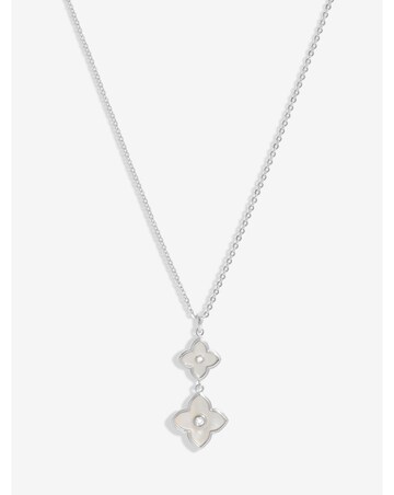 Jon Richard Silver Plated And Mother Of Pearl Clover Pendant
