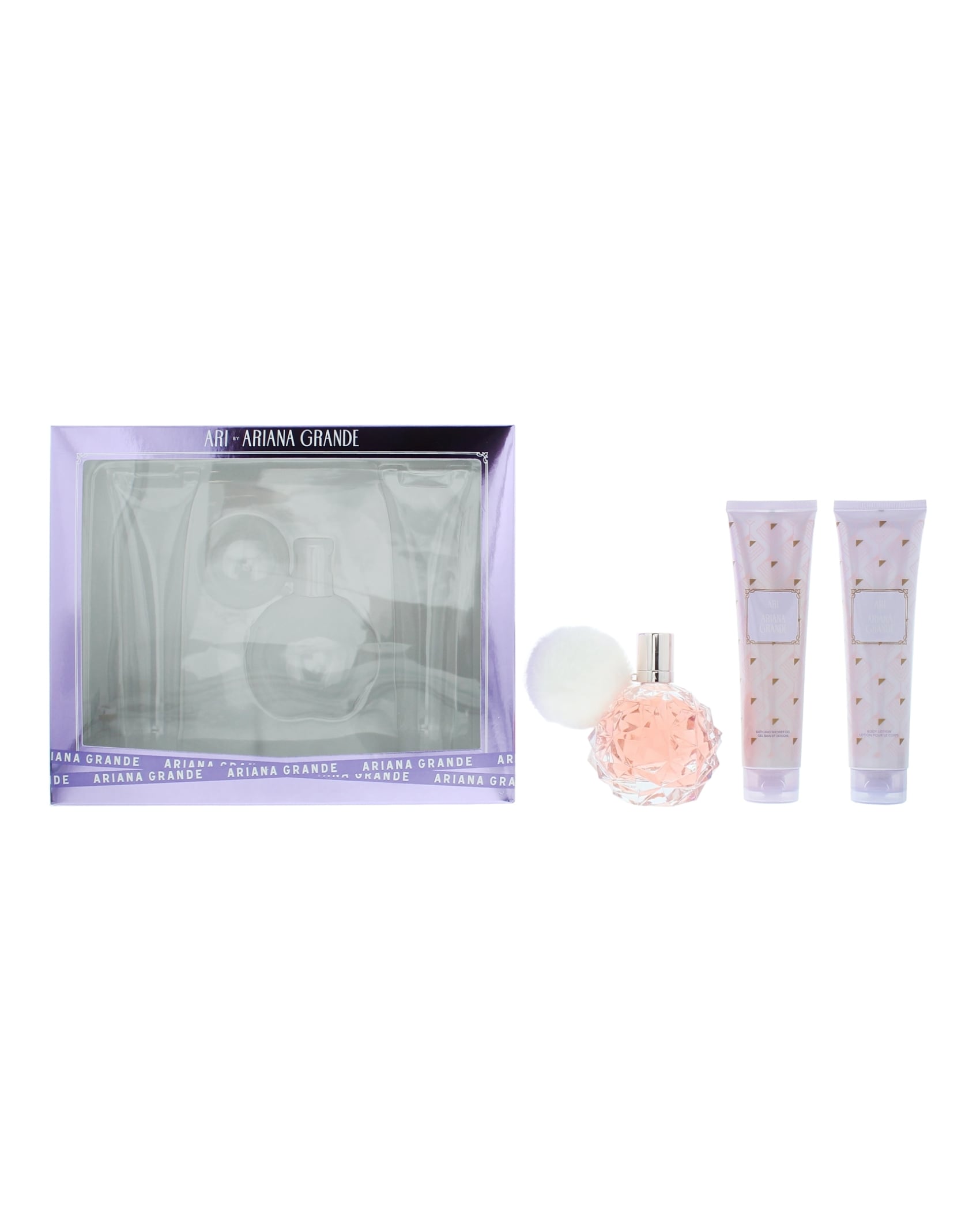Ariana Grande Ari Eau De Parfum Body Lotion Shower Gel Gift Set