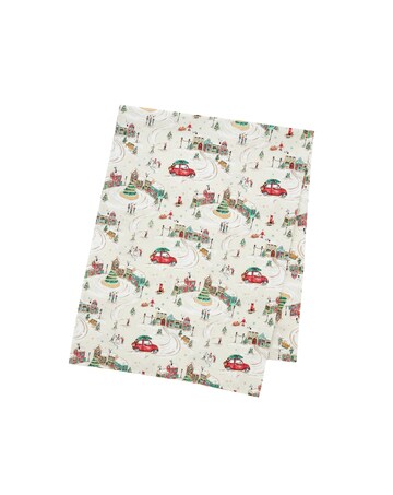 Catherine Lansfield Christmas Town Cotton Table Cloth