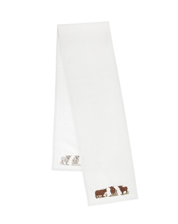 Catherine Lansfield Angus Highland Cow Cotton Dining Table Runner