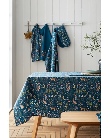 Catherine Lansfield Enchanted Twilight Animals Cotton Table Cloth