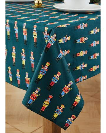 Catherine Lansfield Christmas Nutcracker Cotton Dining Table Cloth