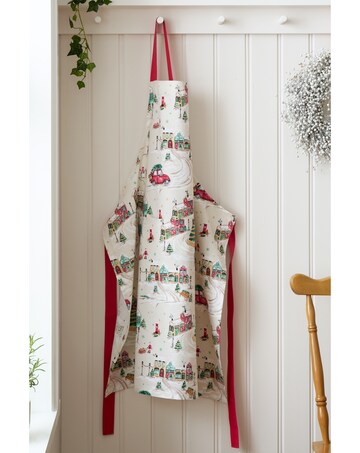Catherine Lansfield Christmas Town Cotton Kitchen Adult Apron