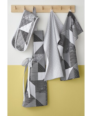 Catherine Lansfield Larsson Geo Cotton Kitchen Adult Apron