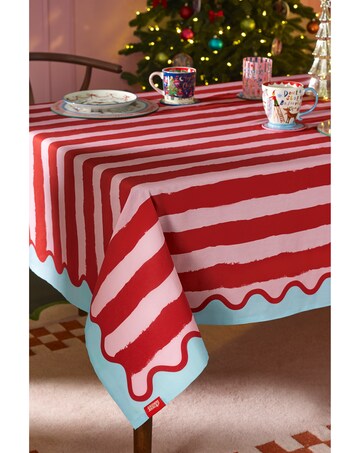 Eleanor Bowmer Stripe Cotton Table Cloth