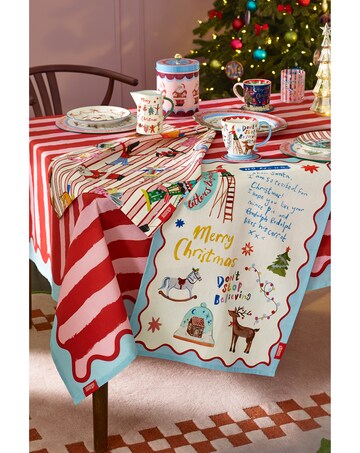 Eleanor Bowmer Stripe Cotton Table Cloth