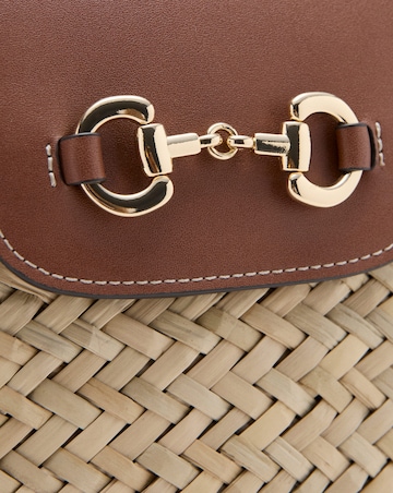 Mango Natural Fibre Shoulder Bag