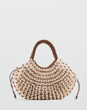 Mango Beaded Shoulder Bag
