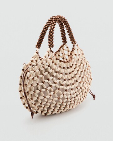 Mango Beaded Shoulder Bag