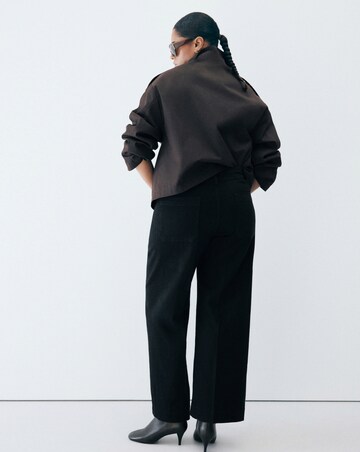 Mango High-Waisted Wide Leg Jeans
