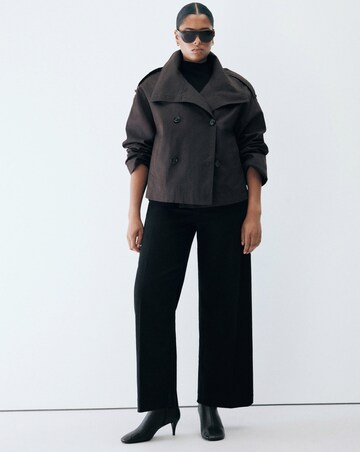 Mango High-Waisted Wide Leg Jeans