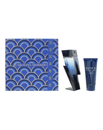 Carolina Herrera Bad Boy Cobalt 2 Piece Gift Set: Eau de Toilette 100ml - Shower