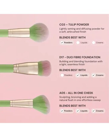 Spectrum Matcha 5 piece Make Up Brush set