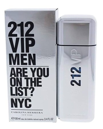 Carolina Herrera 100ml 212 VIP Men Eau De Toilette 100ml