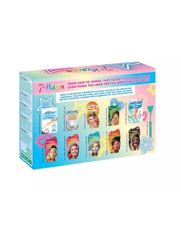 7th Heaven 10 Piece Face Mask & Cloth Pamper Hamper