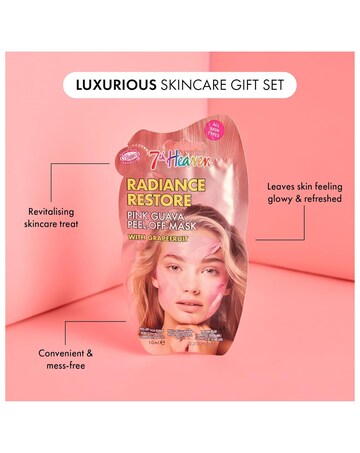 7th Heaven 10 Piece Face Mask & Cloth Pamper Hamper