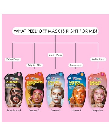 7th Heaven 10 Piece Face Mask & Cloth Pamper Hamper