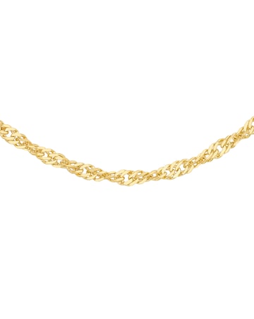 9Ct Gold Twist Curb Chain