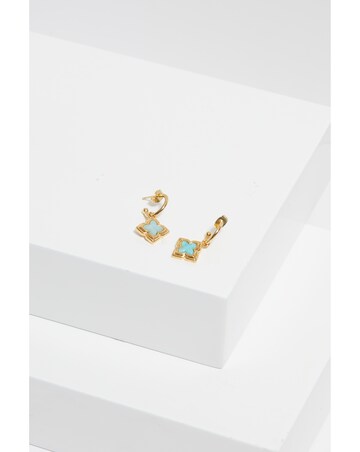 Inicio Aquamarine Earrings - Gift Pouch