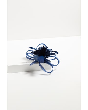 Jon Richard Navy Floral Fascinator