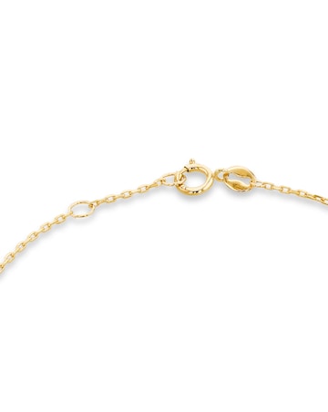 9ct Yellow Gold Onyx Petal Bracelet