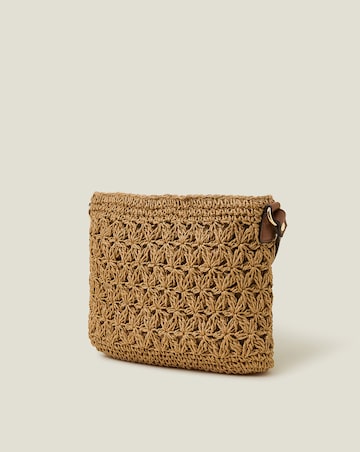 Accessorize Raffia Cross-Body Bag