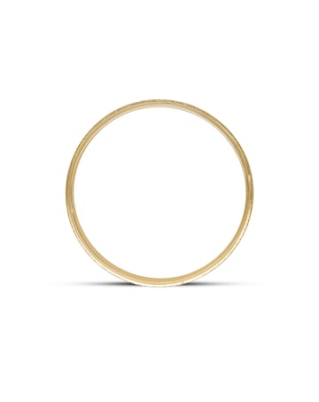 9 Carat Yellow Gold 2 tone Sparkle 6mm Wedding Ring