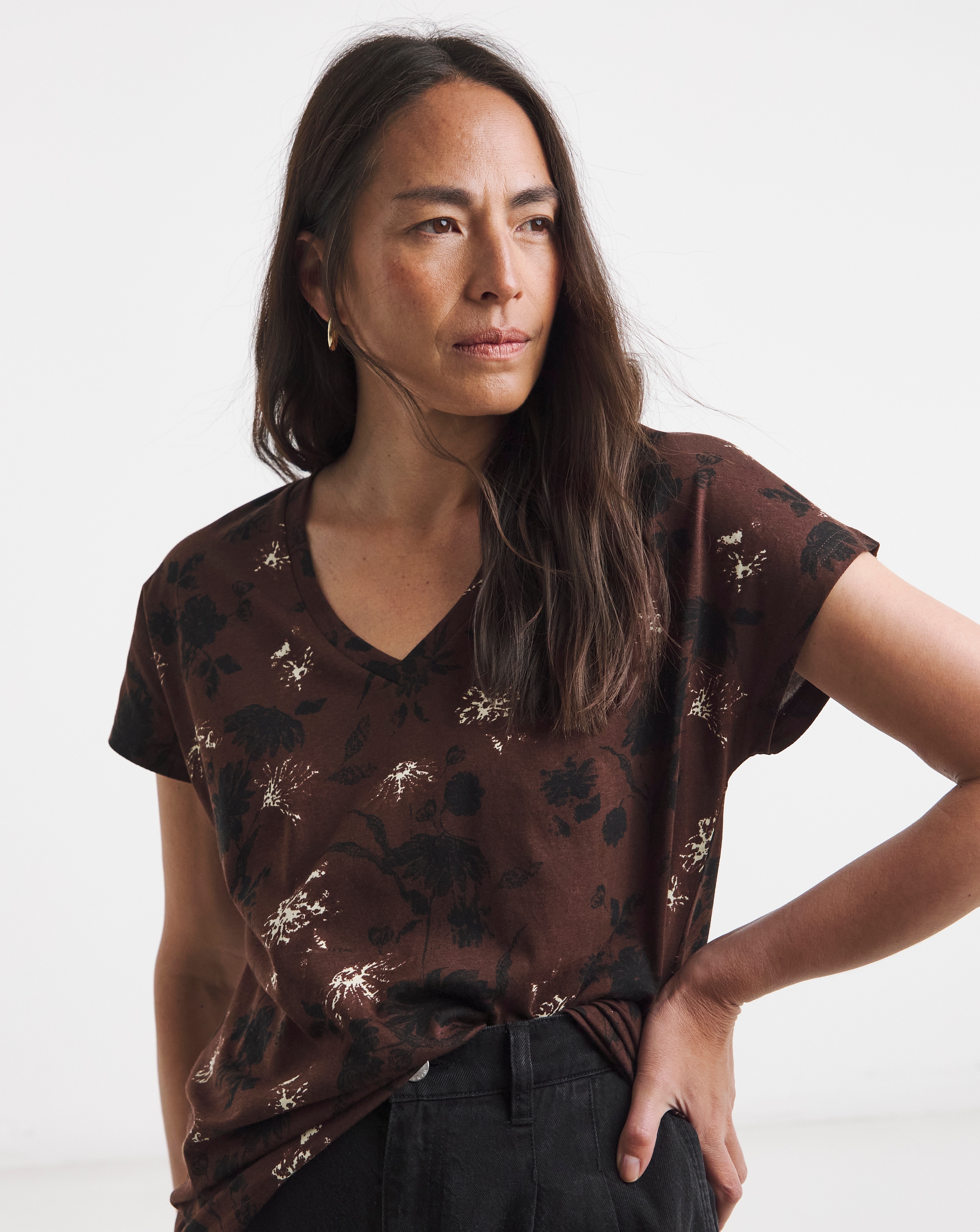 V-Neck Short Sleeve T-Shirt