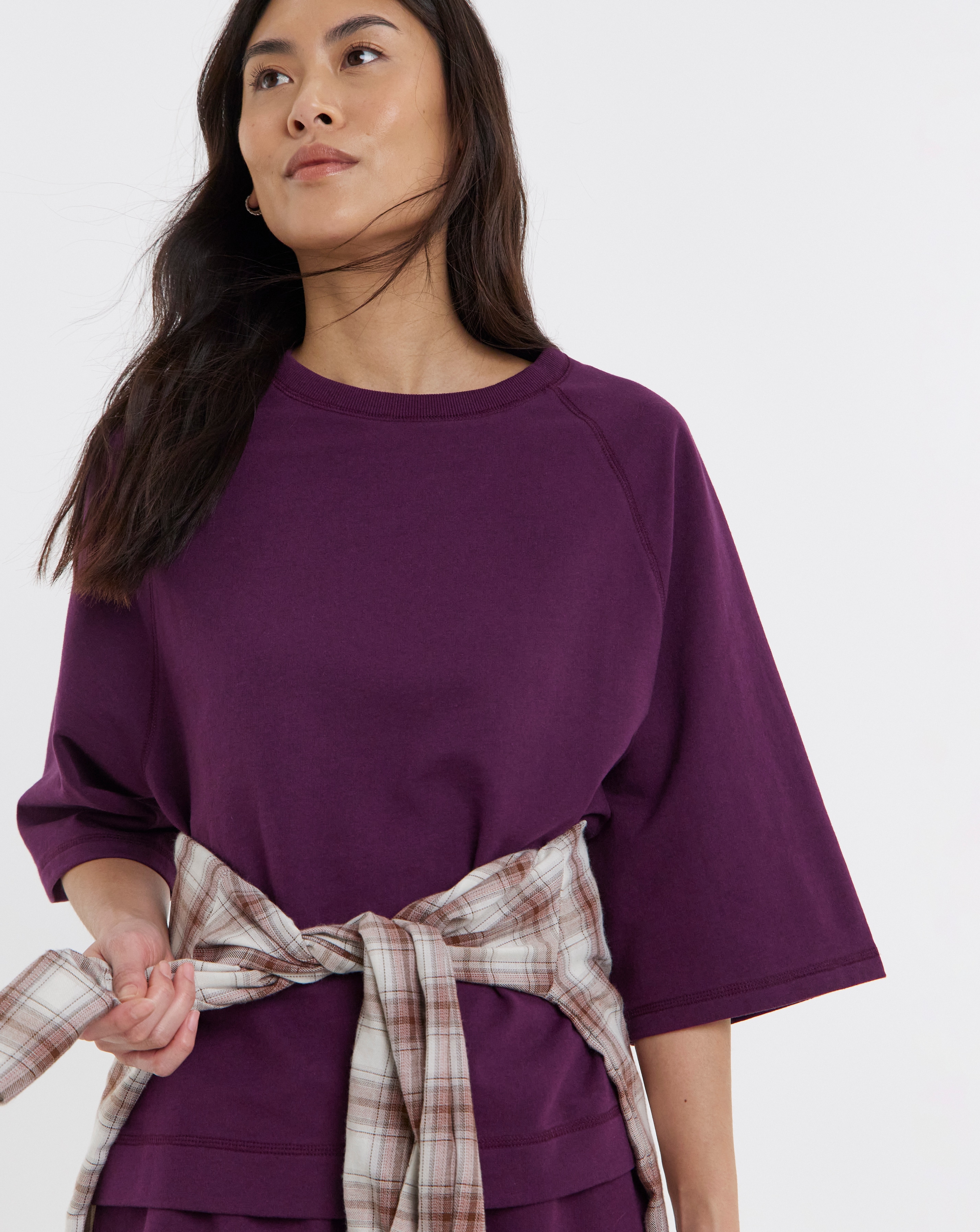 Half Sleeve Sweatshirt