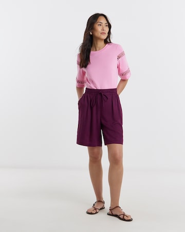 Ladder Insert Short Sleeve T-Shirt