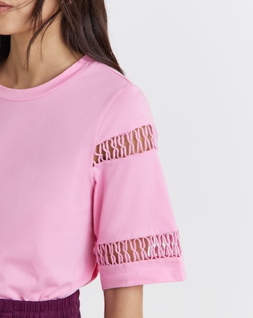 Ladder Insert Short Sleeve T-Shirt