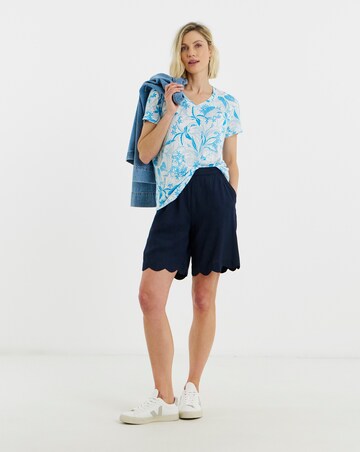 Linen T-Shirts V- Neck