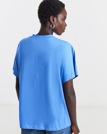 Contrast Cutwork T-Shirt