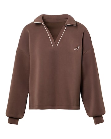 Anthology Logo Collared Sweatshirt