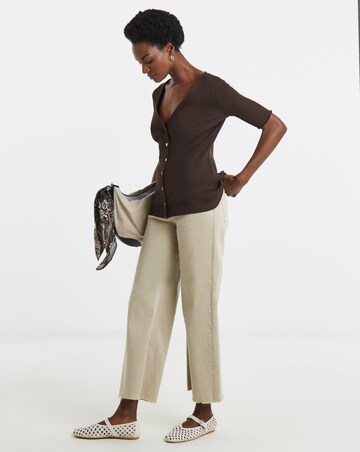 LETTUCE TRIM CARDIGAN