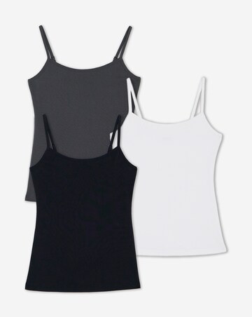 Black, White & Charcoal 3 Pack The Cami