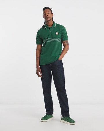 Lacoste Short Sleeve Tennis Embroidered Polo - Dark Green