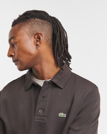 Lacoste Polo Collar Sweat - Brown